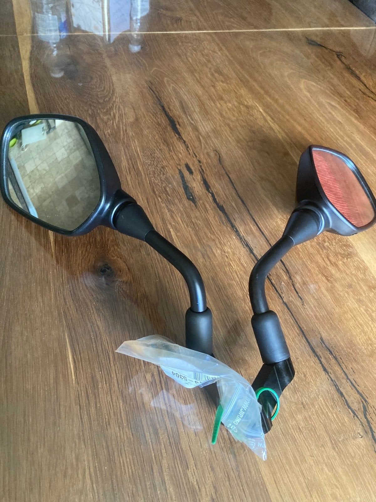 Honda cb spiegels met verbreders, Motoren, Ophalen of Verzenden, Gebruikt