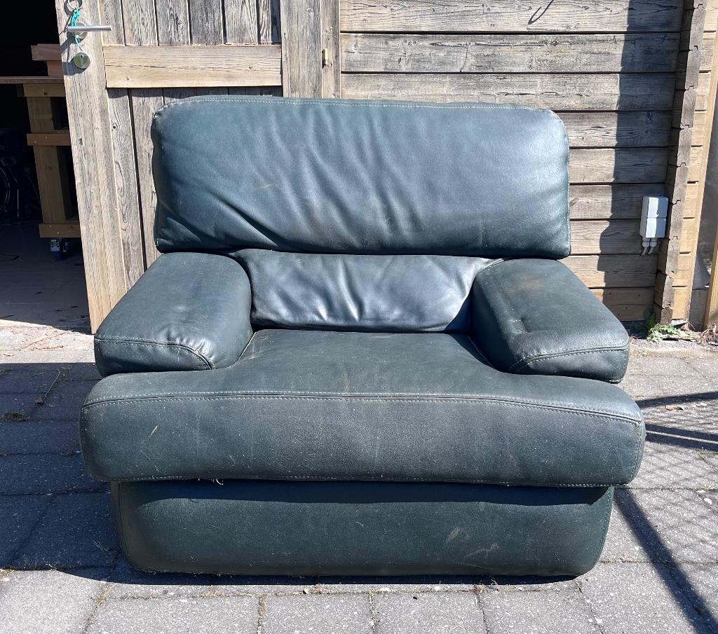 Gratis leren zetel, Moins de 150 cm, Une personne, Enlèvement, Utilisé