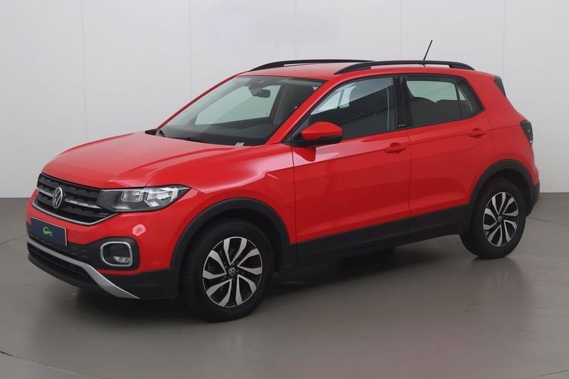 Volkswagen T-Cross 1.0 TSI Active 110, Autos, Rouge, Euro 6, Electronic Stability Program (ESP), Noir