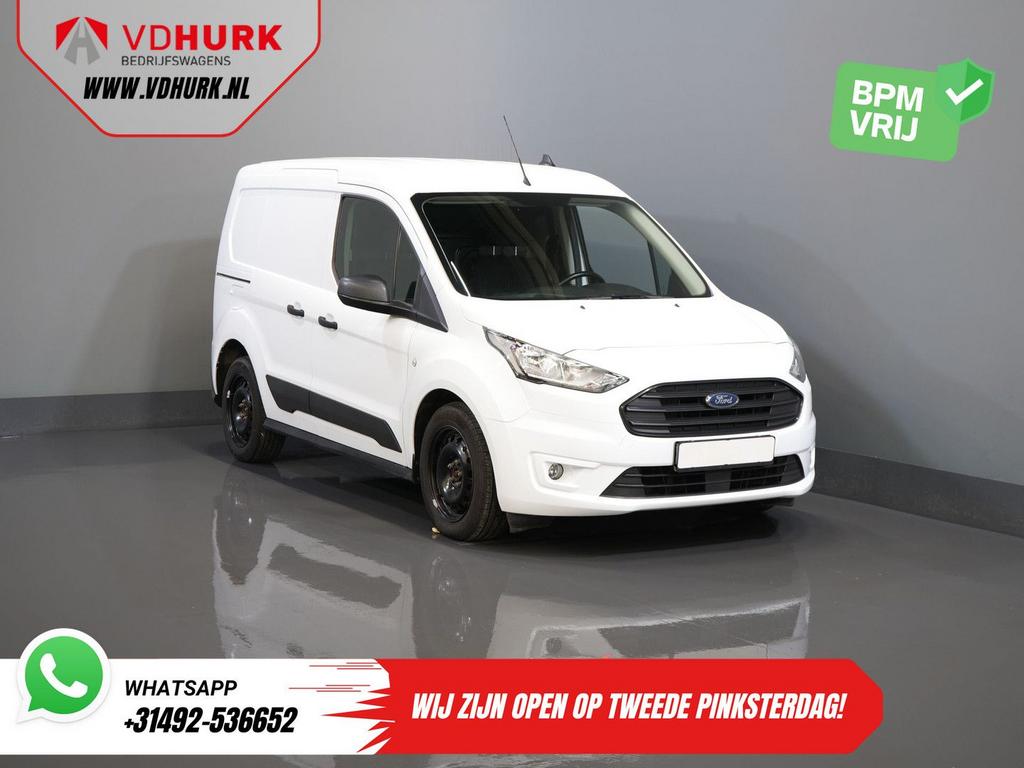 Ford Transit Connect 1.0 100 pk Trend BENZINE BPM VRIJ! Stan, Auto's, Wit, Bedrijf, Handgeschakeld, Ford