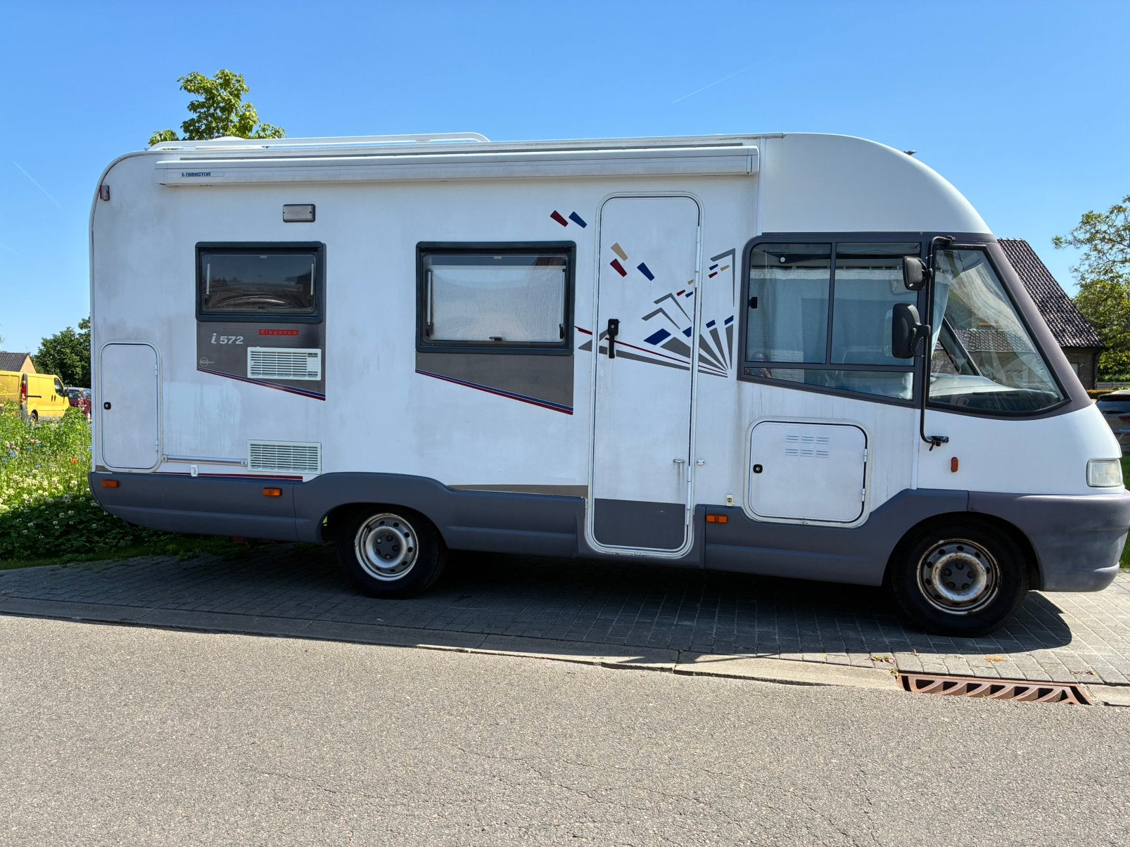 Burstner elegance i572 integraal, Caravans en Kamperen, Integraal, Fiat, Treinzit, Particulier