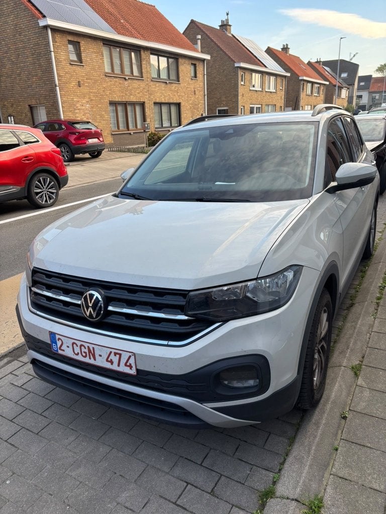 Volkswagen T-cross, Auto's, Voorwielaandrijving, Zwart, Verwarmde buitenspiegels, Beige