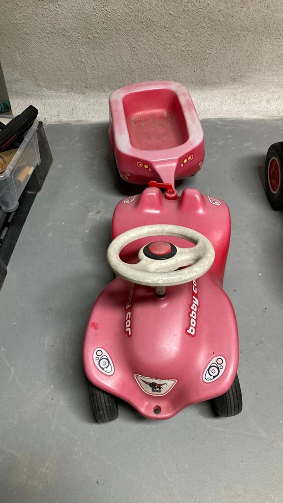 Bobby car met aanhangwagen, Enlèvement, Utilisé, Véhicule de marche