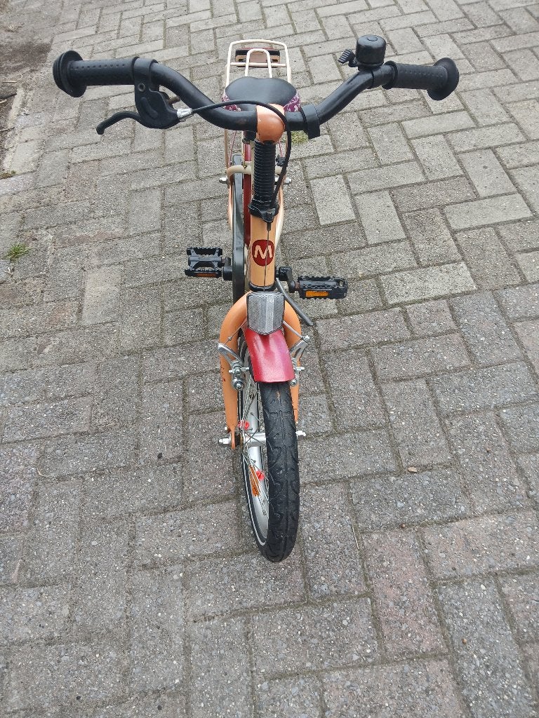Meisjesfiets 16 inch., Enlèvement, Utilisé, Frein à rétropédalage, 16 à 20 pouces
