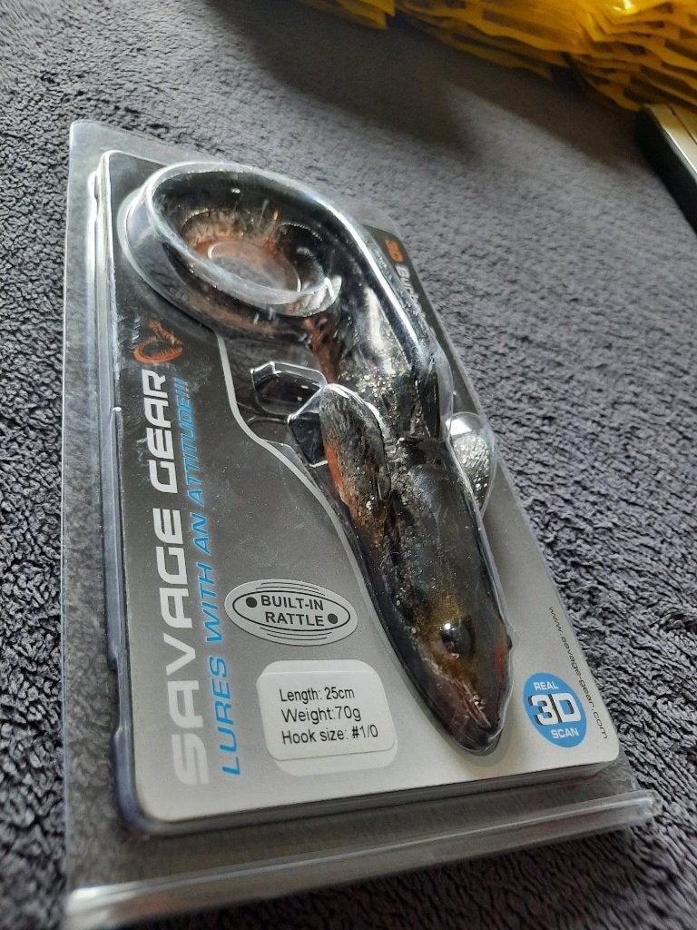 Savage Gear 3D shallow burbot 25 cm, Watersport en Boten, Ophalen of Verzenden, Nieuw, Overige typen