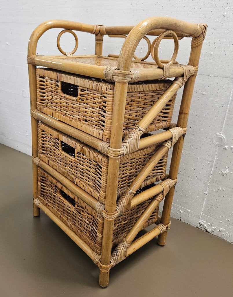 Joli meuble en rotin, Enlèvement, Utilisé, Étagère, Matériau naturel