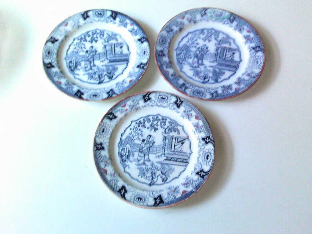 3 sier bordjes canton boch freres, Antiek en Kunst, Ophalen