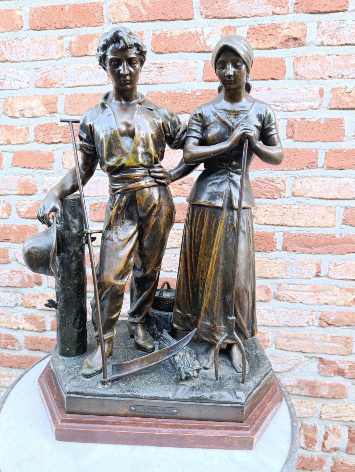 groot beeld in kunstbrons, Antiek en Kunst, Ophalen