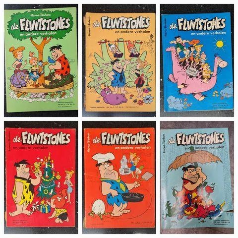 82 The Flintstones strip boeken HANNA BARBERA, Complete serie of reeks, Hanna-Barbera, Ophalen, Gelezen