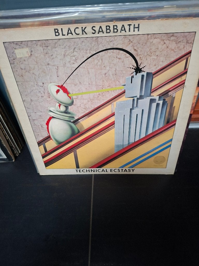 lp - black sabbath - technical ecstasy, LP, Gebruikt, Fotohoes, Ophalen of Verzenden