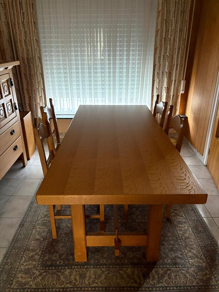 Te koop Eiken Eetkamer, Ophalen, Zo goed als nieuw