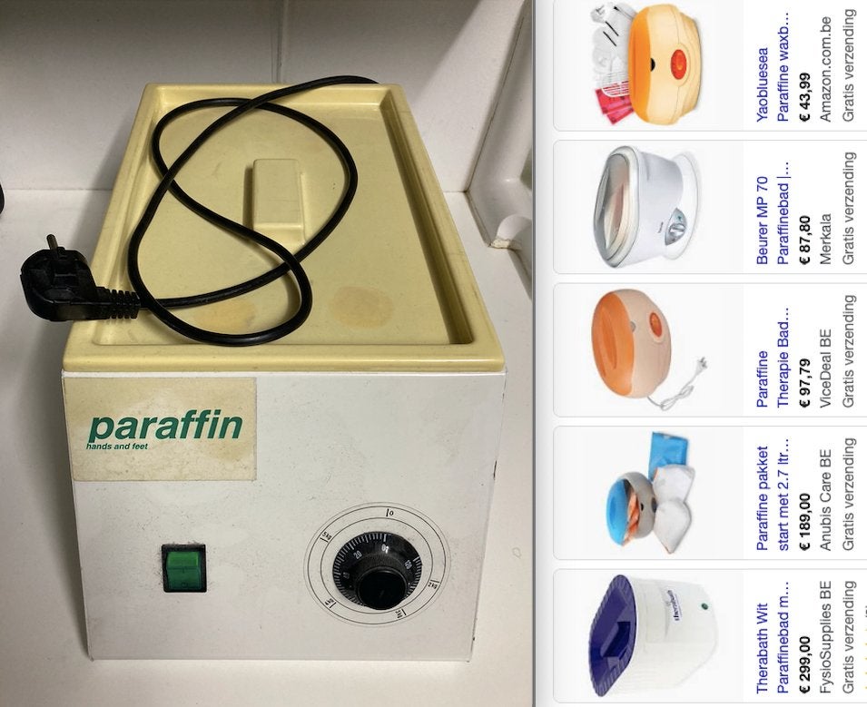 PARAFINE BAD WELLNESS, Ophalen