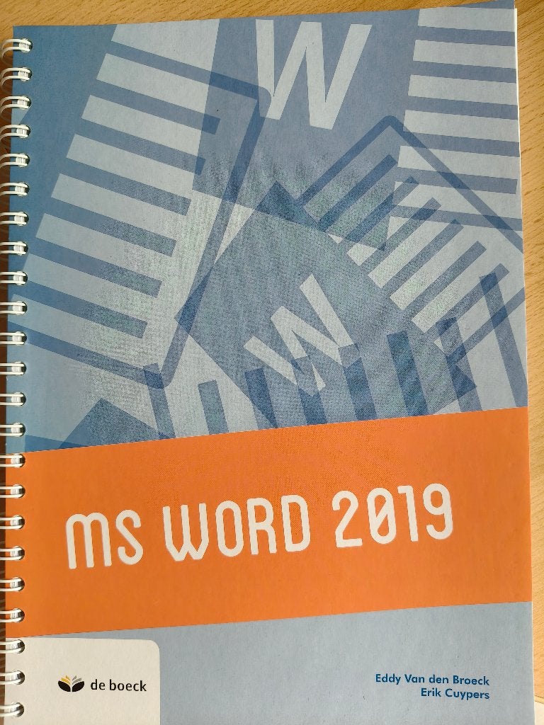MS Word 2019, Boeken, Ophalen, Software, Nieuw, De Boeck