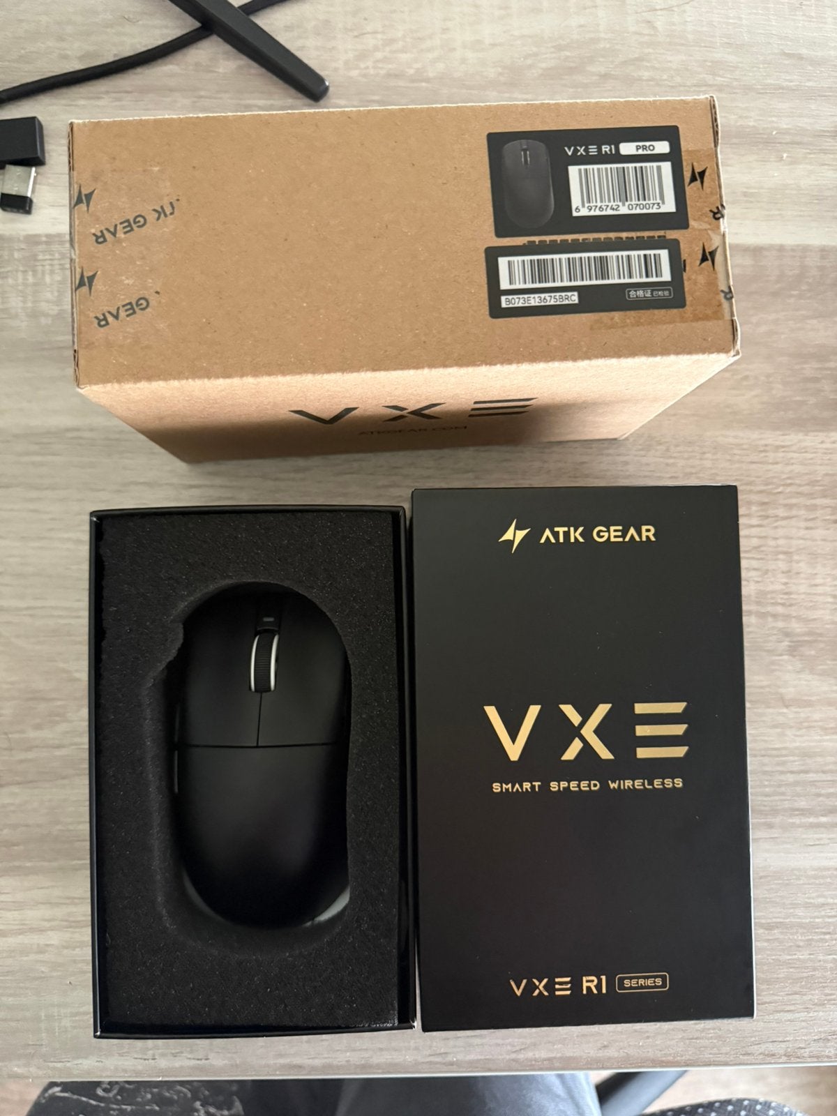 Vxe R1 pro gaming muis, Ophalen of Verzenden, Zo goed als nieuw, Muis, Gaming muis