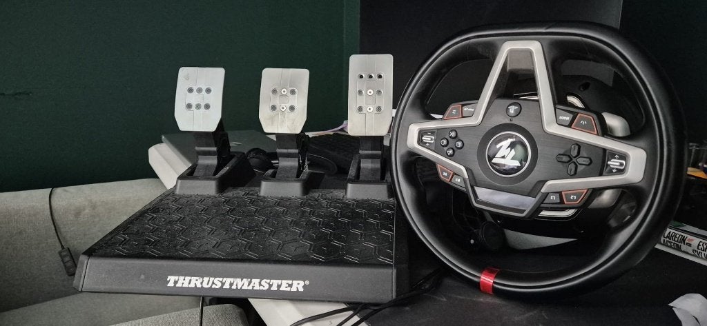 Thrustmaster T248 racestuur + T3PM pedalen – PS5/PS4/PC, Enlèvement, Utilisé, Thrustmaster