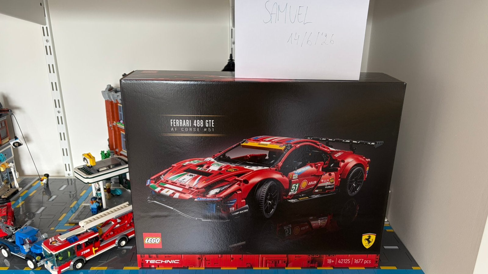 Lego 42125 Ferrari 488 GTE. SEALED, Ophalen, Zo goed als nieuw, Lego