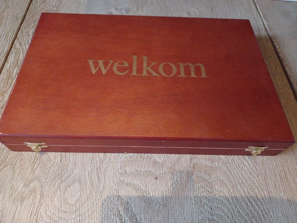aalst patrick van caeckenbergh kistje welkom boek plan foto, Antiquités & Art, Enlèvement ou Envoi, Autres types, Autres techniques