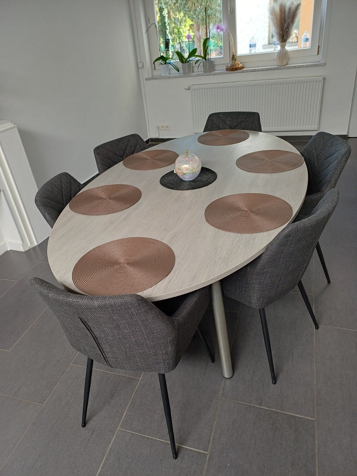 table Ovale  2m 120 come neuve prix 120 euro, Enlèvement ou Envoi, Ovale