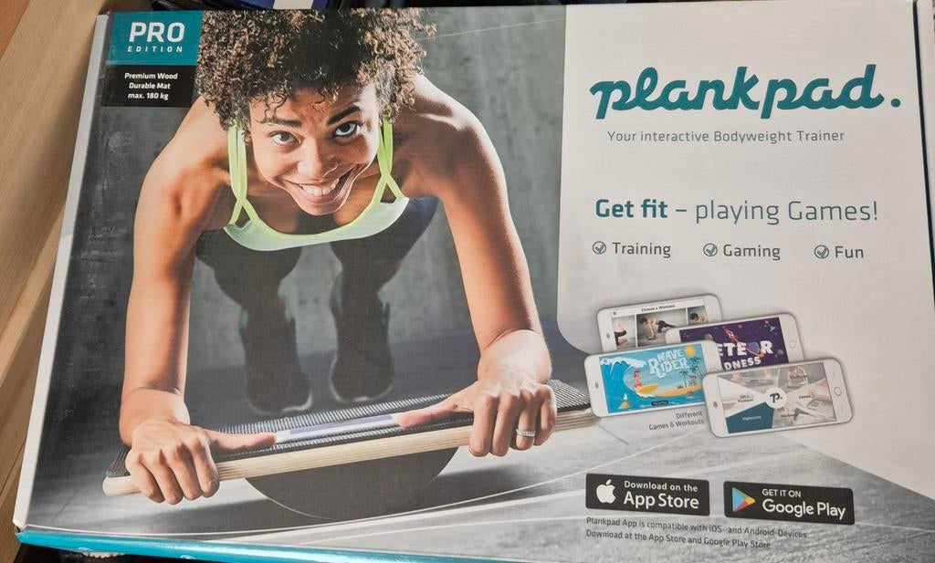 Plankpad en balanceboard, Ophalen