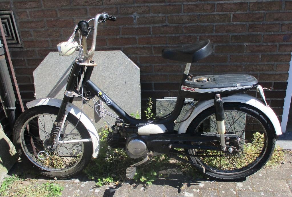 Honda amigo pf50, Fietsen en Brommers, Brommers | Honda, Ophalen, Gebruikt, Overige modellen, 49 cc
