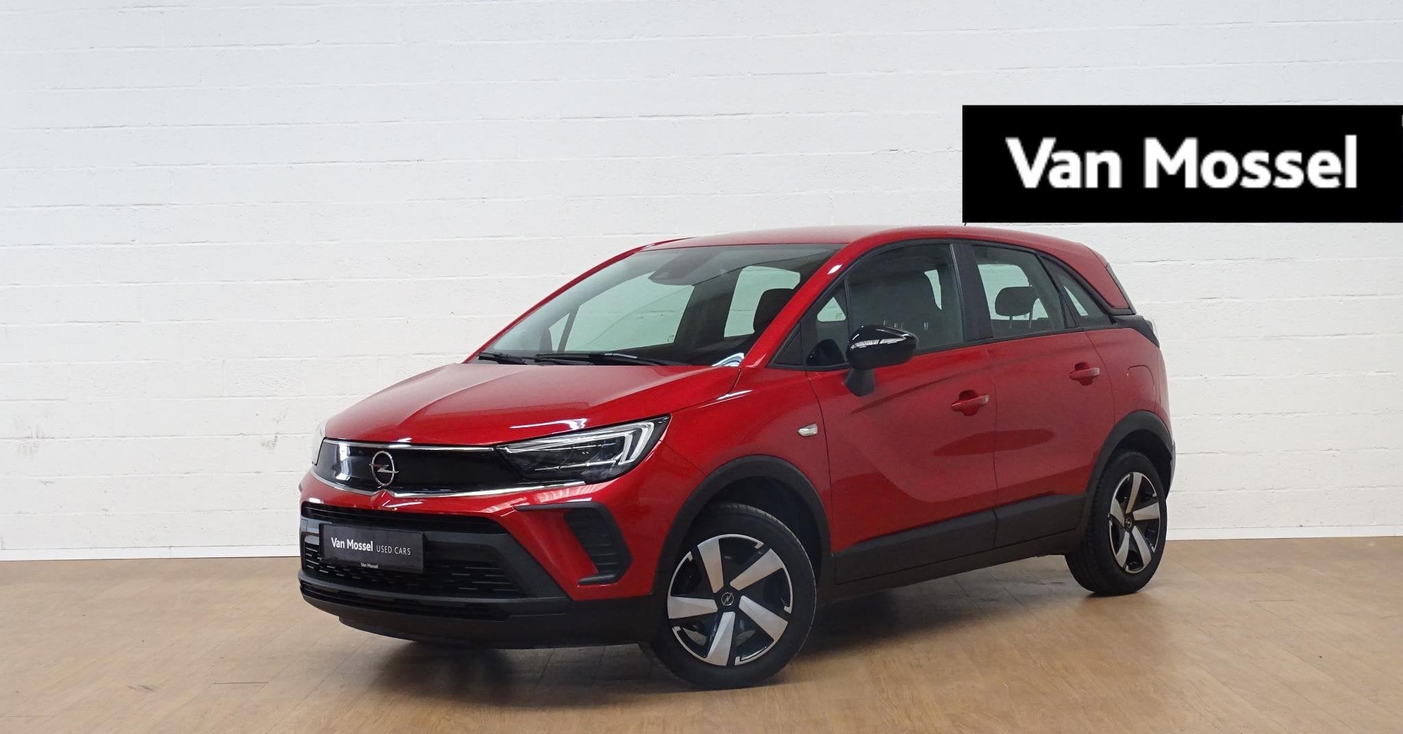 Opel Crossland X 1.2T Edition+apple carplay, Autos, Rouge, Éclairage LED, Euro 6, Entreprise