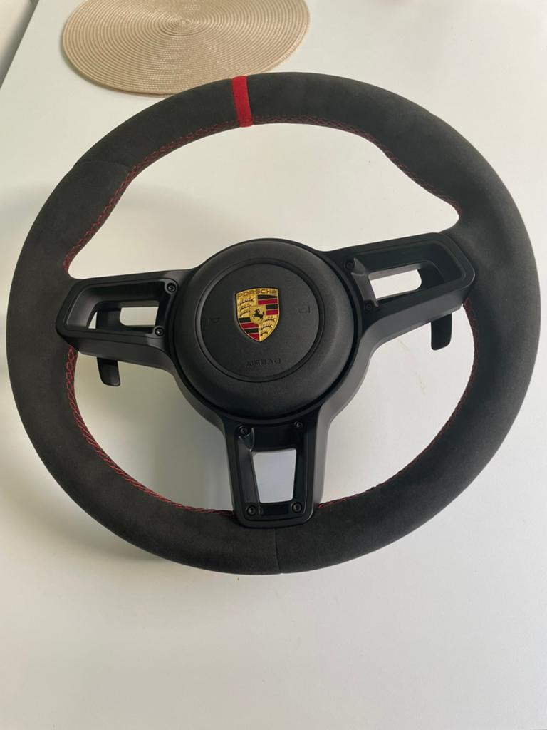 Porsche PDK alcantara sportstuur+airbag, Auto-onderdelen, Besturing, Ophalen, Porsche