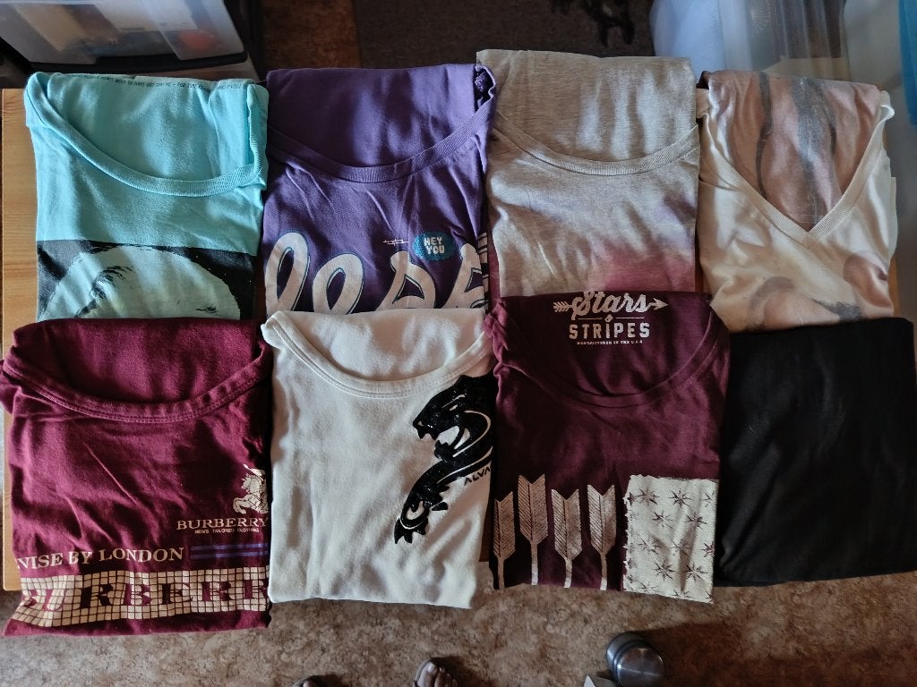 Lot de 8 T-shirts T: S, M, L, Enlèvement ou Envoi, Comme neuf