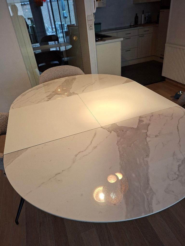 Tafel, Huis en Inrichting, Tafels | Eettafels, Ophalen, Overige materialen, Gebruikt, 50 tot 100 cm