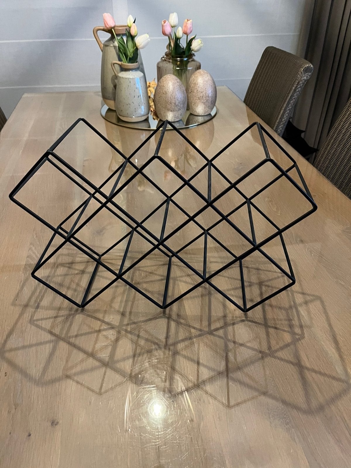 Casier à vin moderne robuste en très bon état, Maison & Meubles, Accessoires pour la Maison | Porte-bouteilles, Moins de 50 cm