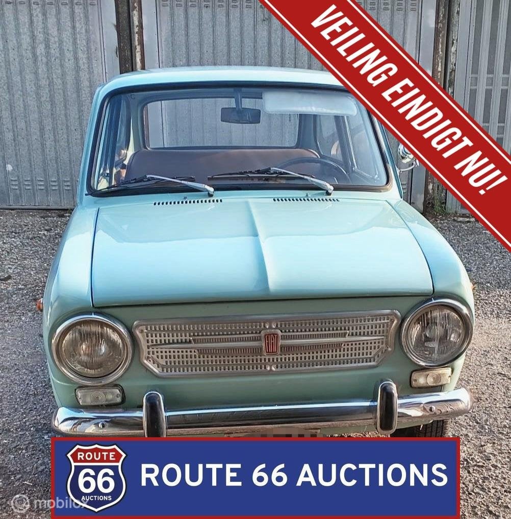 Fiat 850 S | 1969 | Route 66 Auctions, Auto's, Zwart, Bedrijf, Handgeschakeld, Overige carrosserie