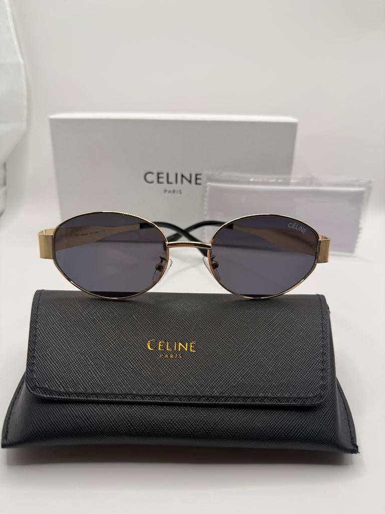 Celine Zonnebril Goudkleurig - Nieuw, Ophalen of Verzenden, Nieuw, Zonnebril