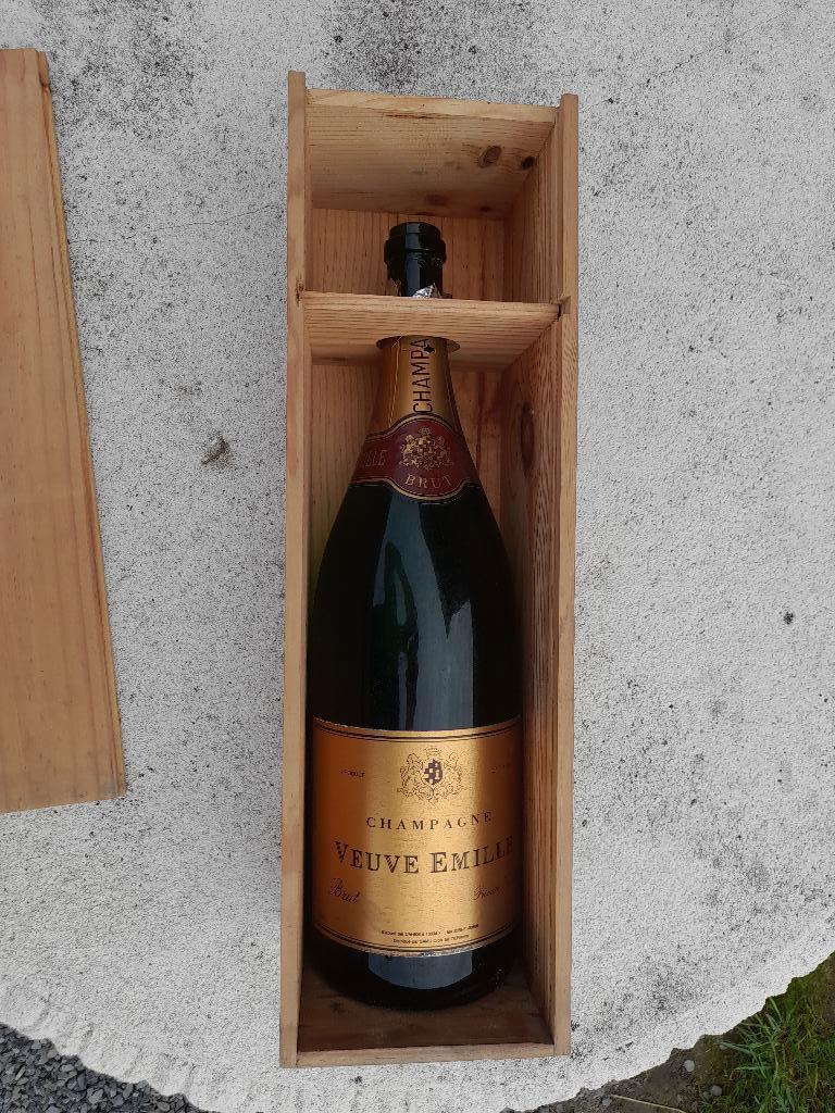 lege champagnefles veuve emille te koop, Enlèvement, Utilisé, France, Champagne