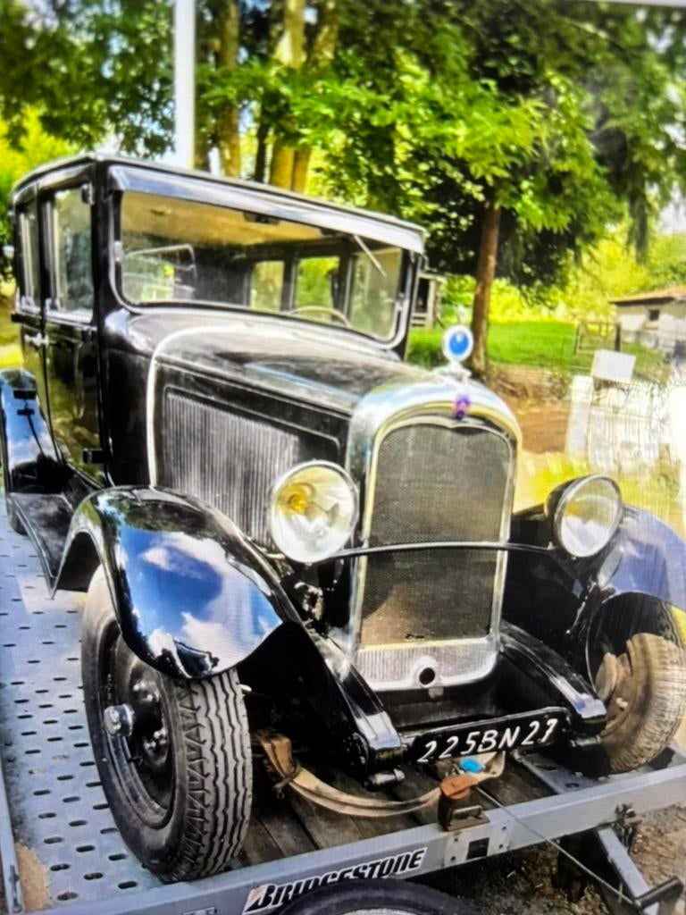 Voiture de collection de 1931, Autos, Oldtimers & Ancêtres, Achat, Citroën, Boîte manuelle, Particulier