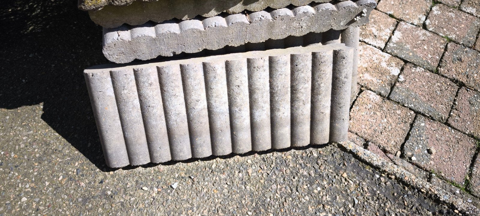 Boord stenen beton, Ophalen, Beton