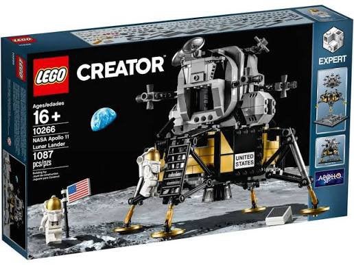 LEGO Creator Expert NASA Apollo 11 Maanlander (10266), Ophalen of Verzenden, Zo goed als nieuw, Lego, Creator