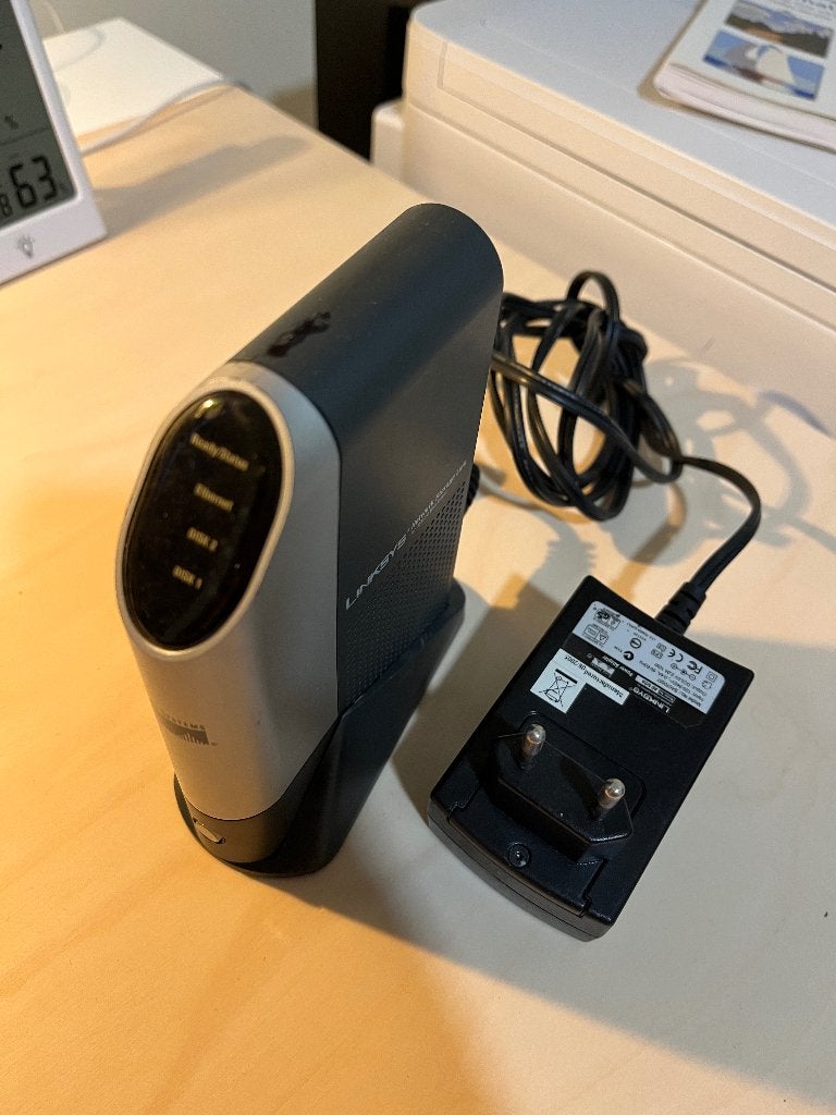 Linksys NSLU2 NAS — geteste, originele firmware, Computers en Software, NAS, Ophalen of Verzenden, Gebruikt