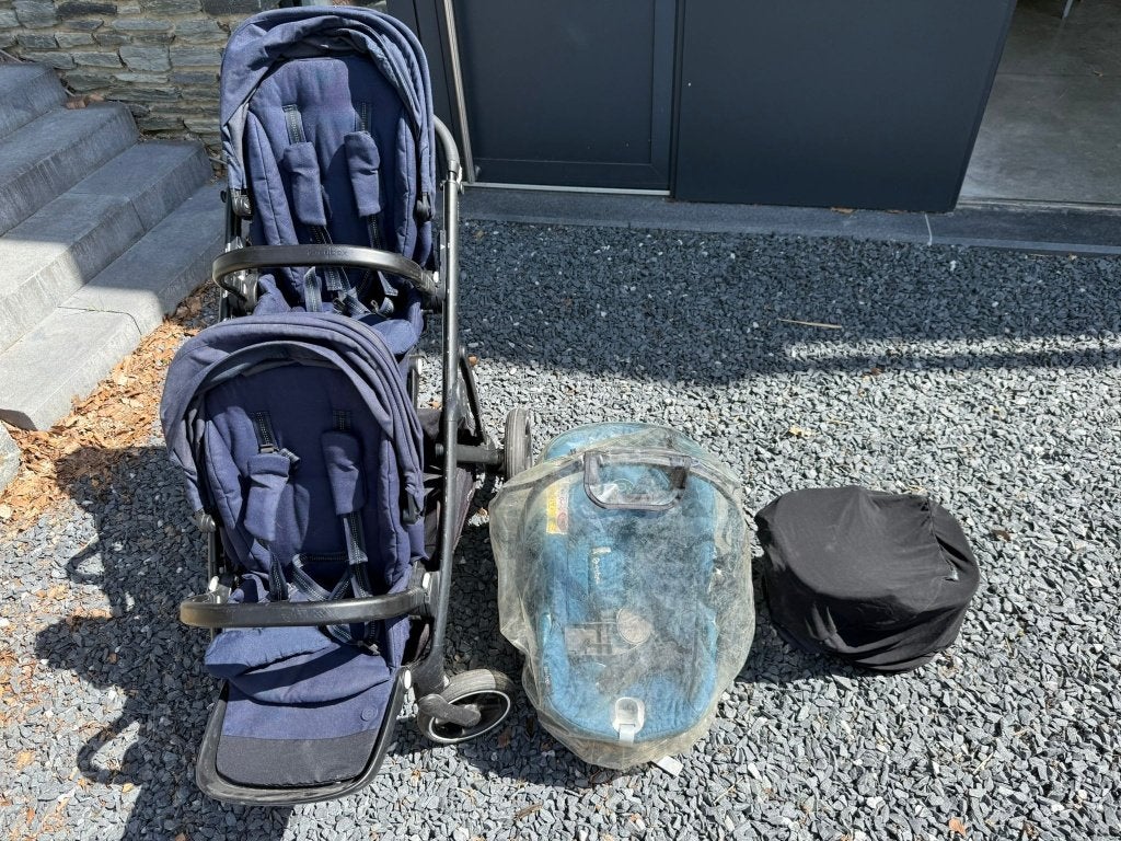 Kinderwagen Gazelle S - Maxi cosy, Verstelbare duwstang, Gebruikt, Combiwagen, Ophalen