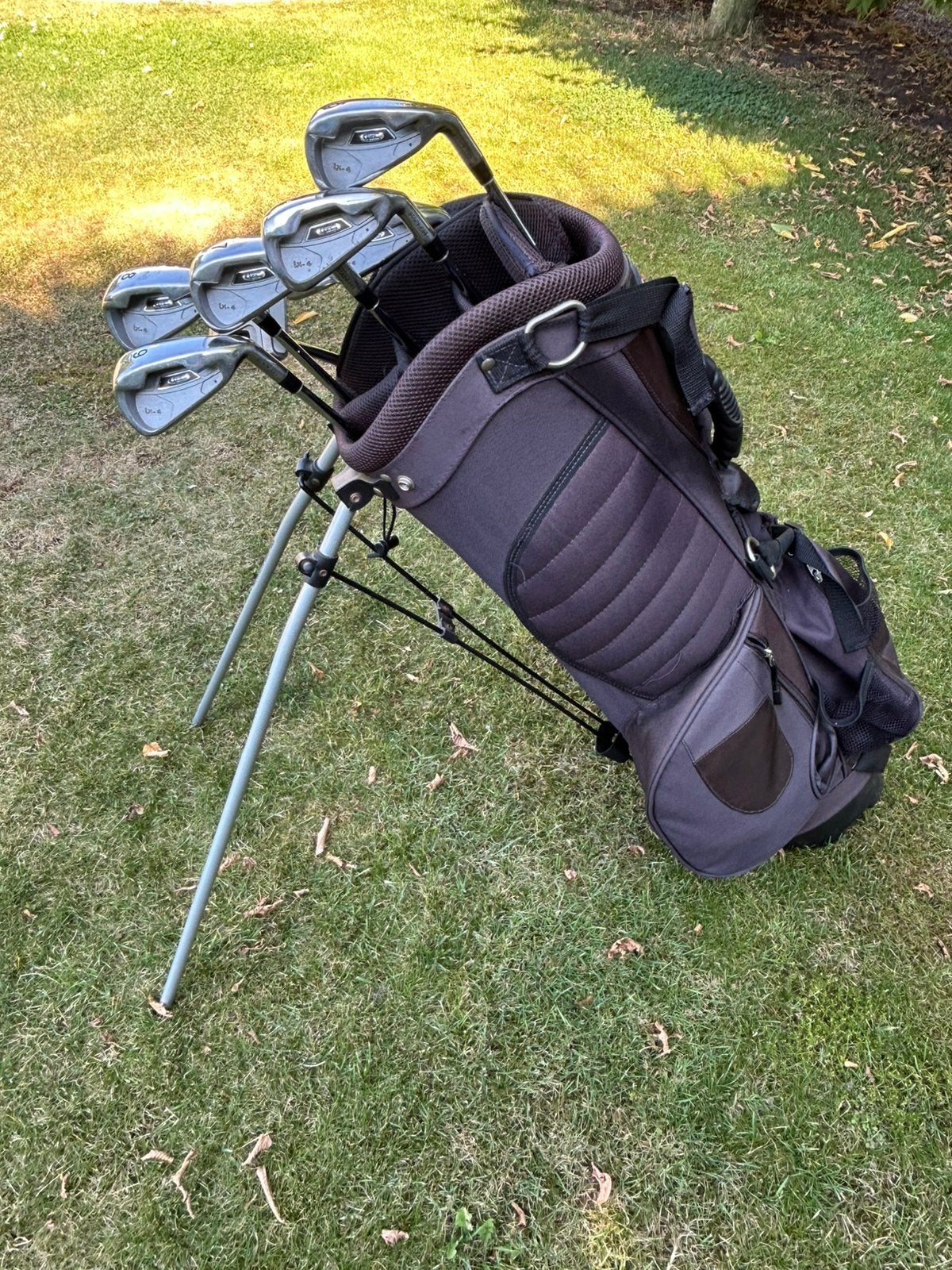 Golfset starter heren ijzer 5 t/m SW + putter & standbag tas, Ophalen of Verzenden, Gebruikt, Set, Overige merken