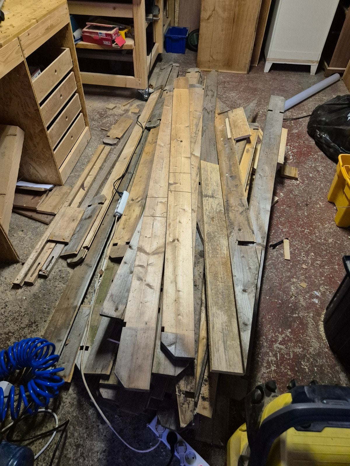 Houten planken, Doe-het-zelf en Bouw, Ophalen