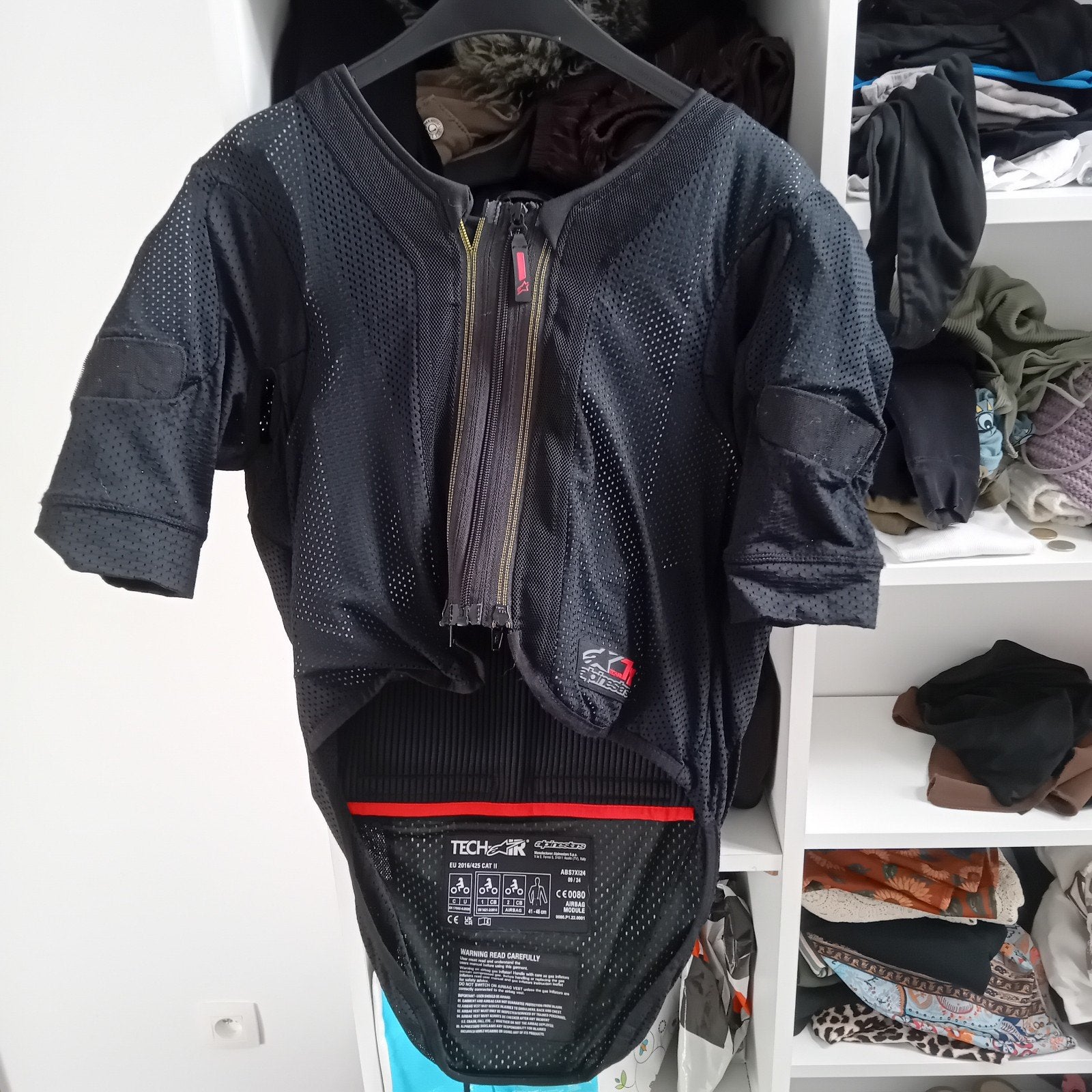 gilet airbag, Enlèvement