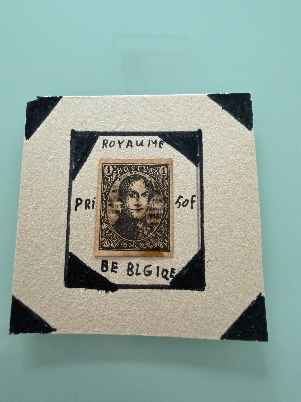 Belgische postzegel koning Leopold I,, Postzegels en Munten, Ophalen of Verzenden