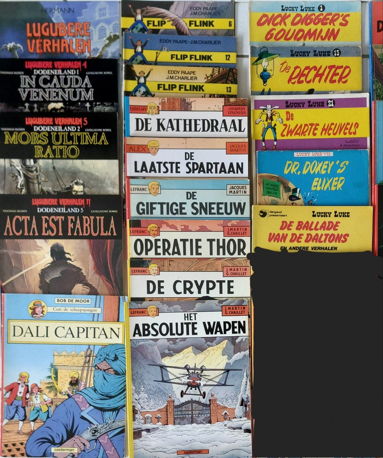 Strips Boeken Lucky Luke Lugubere verhalen Filip Flink Trist, Enlèvement ou Envoi