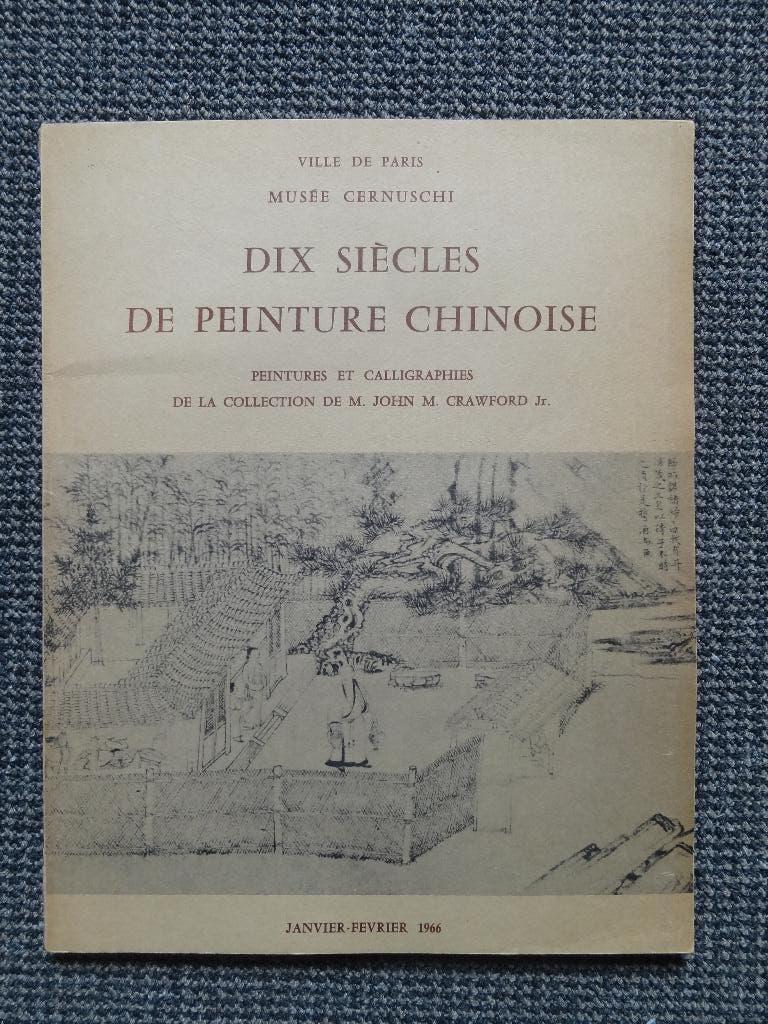 Dix siècles de peinture Chinoise, peintures et calligraphies, Verzenden, Gelezen, Schilder- en Tekenkunst
