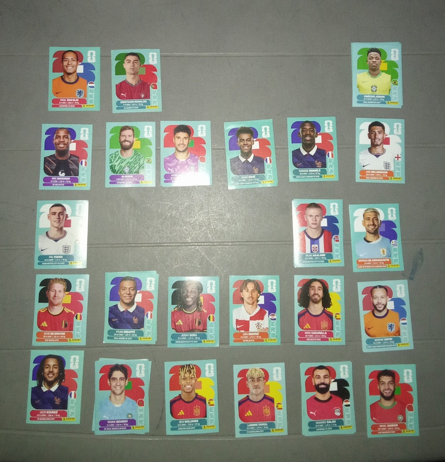 44 beste spelers te koop/alles/per stuk, Ophalen