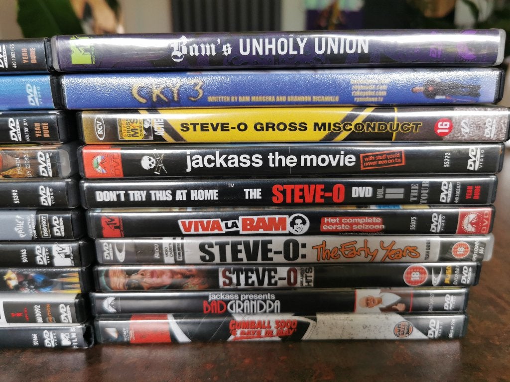 Groot Jackass lot, CD & DVD, DVD | TV & Séries télévisées, Enlèvement, Utilisé, Autres genres, Import
