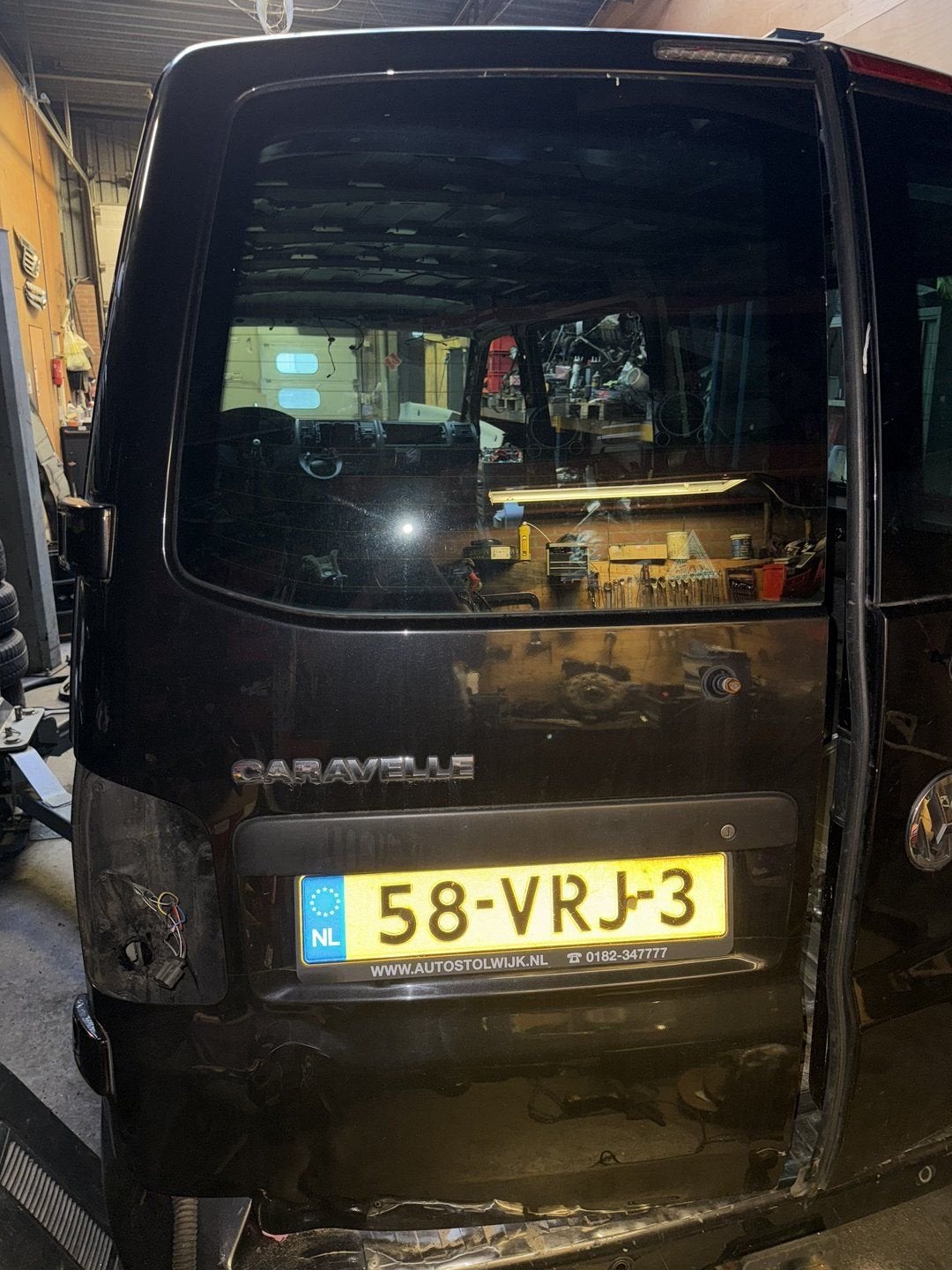Volkswagen T5 caravelle achterdeuren zwart, Ophalen, Gebruikt, Volkswagen, -