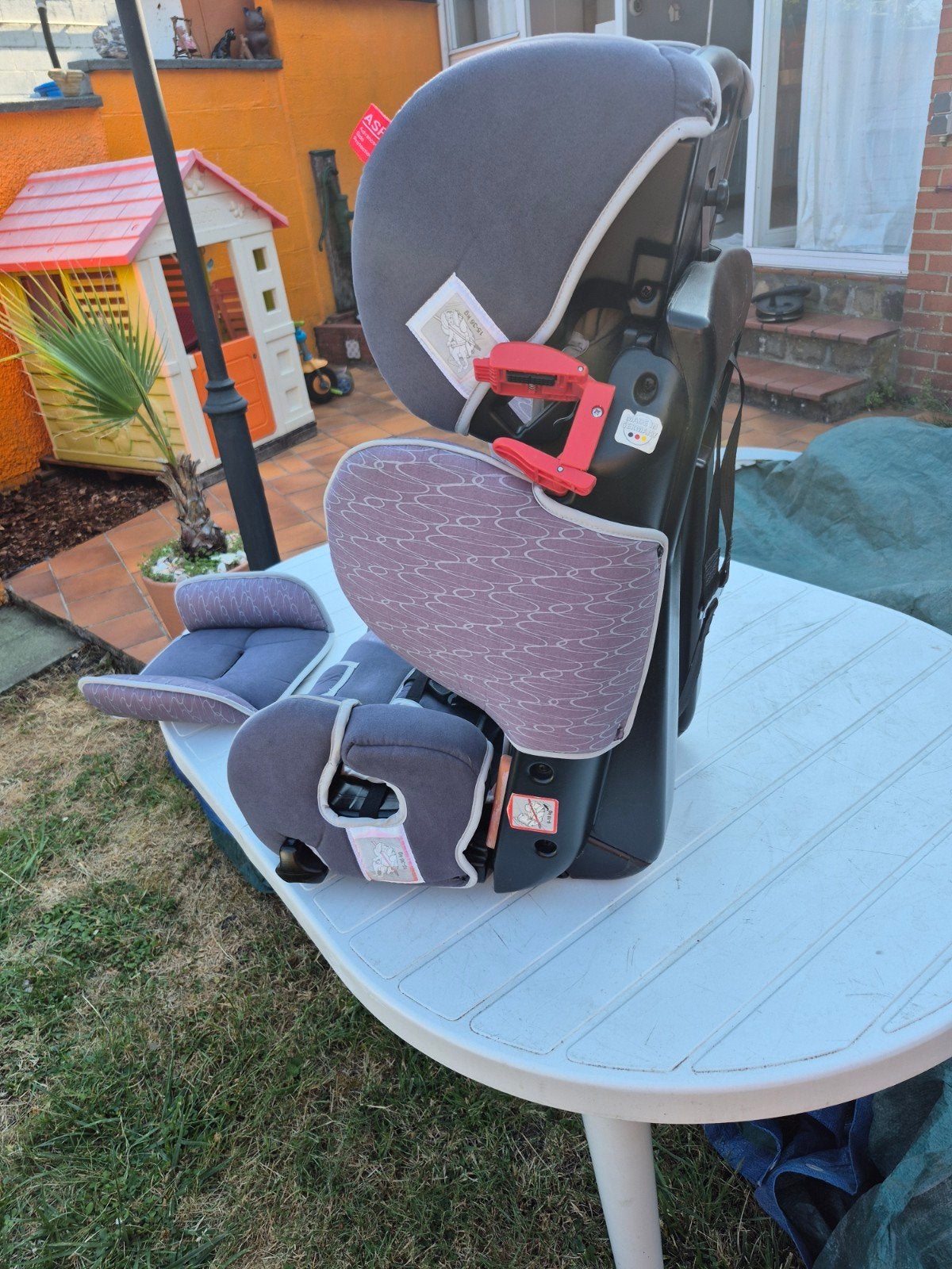 siège auto., Vélos & Vélomoteurs, Storchenmuhle, Repose-pieds, Comme neuf, 9 à 36 kg