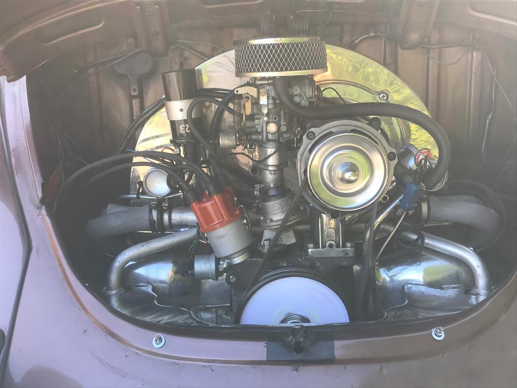 Dikke en goede VW Kever Aubergine met airride, foto 7