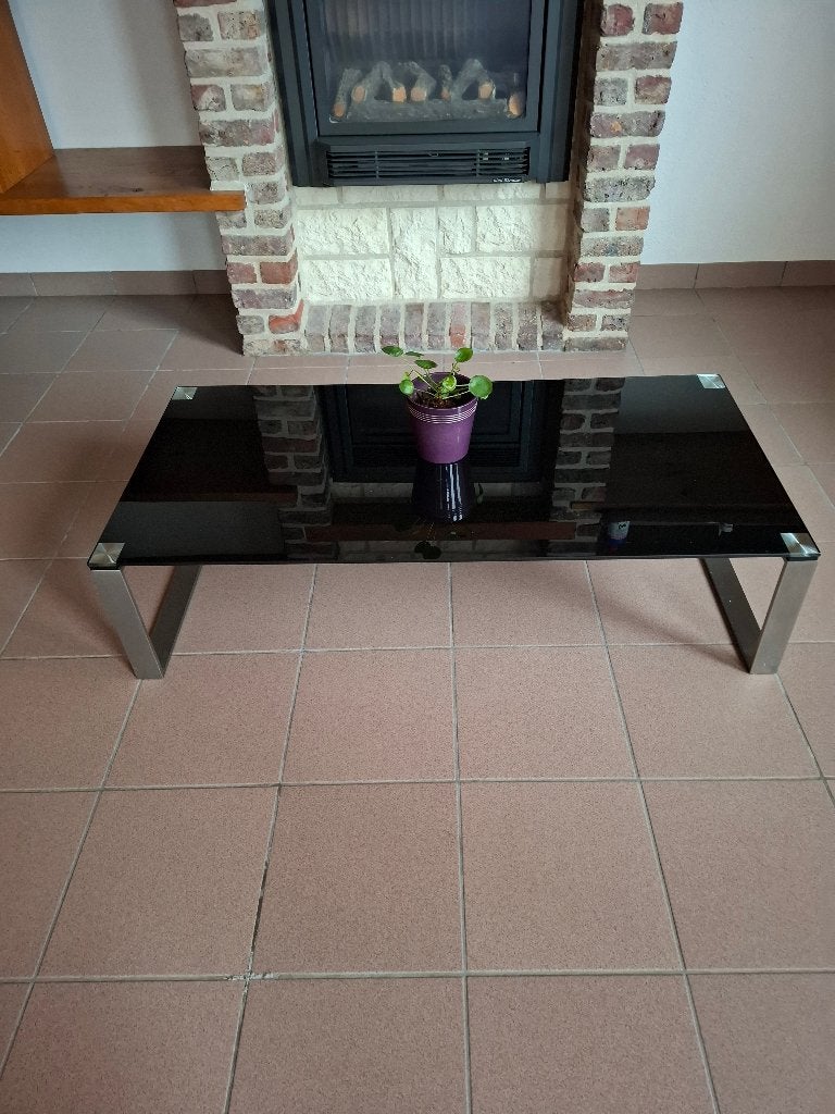 salontafel, Huis en Inrichting, Tafels | Salontafels, Ophalen, Gebruikt, 100 tot 150 cm, 50 tot 100 cm