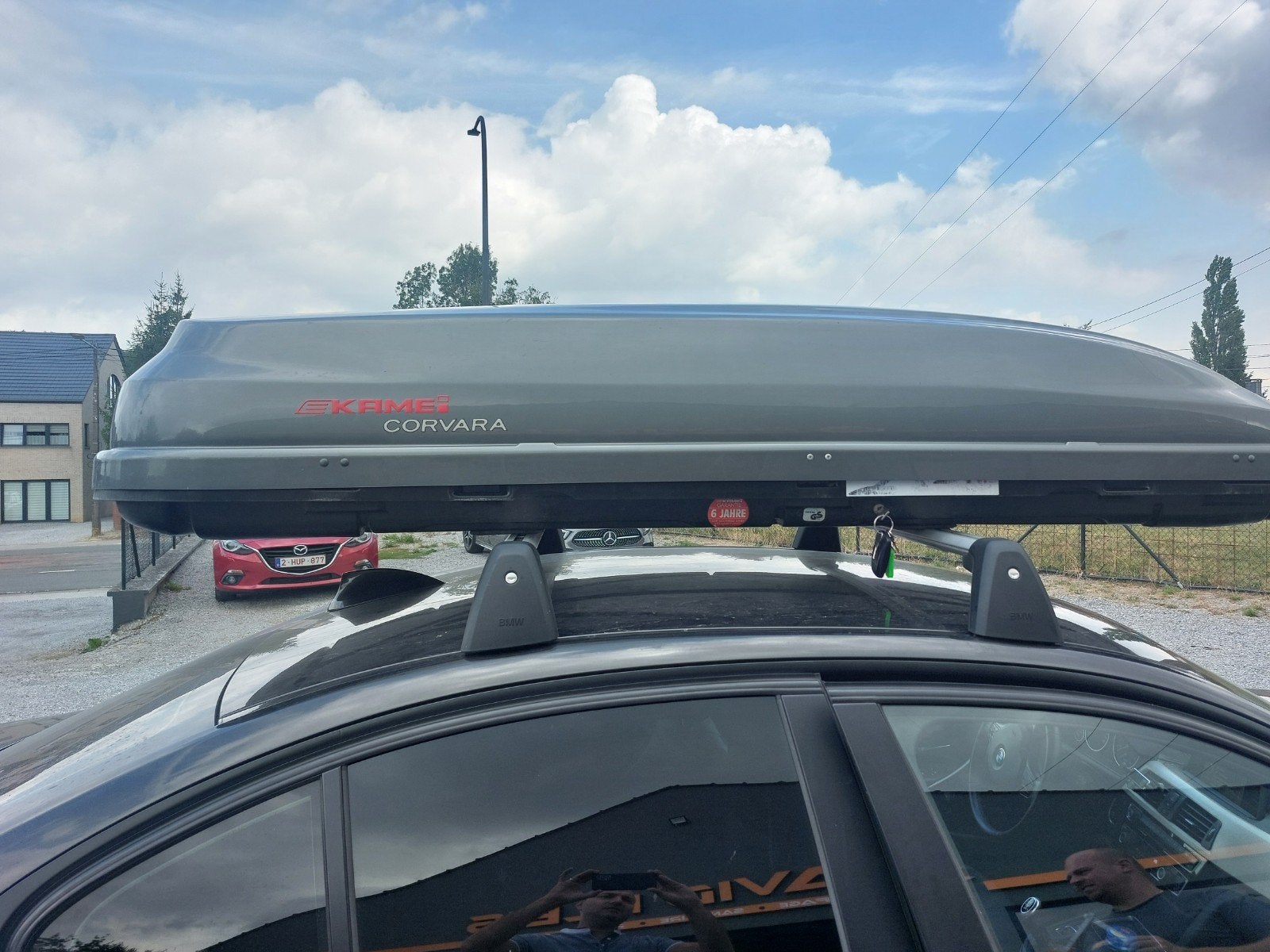 coffre de toit 420 litres, Enlèvement, Utilisé